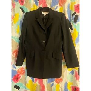 Black long blazer - vintage